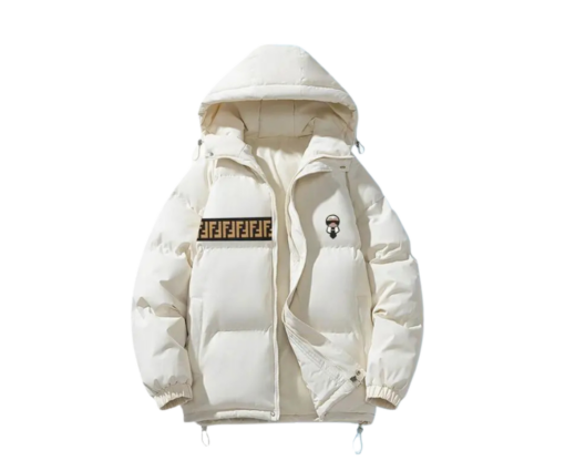 Fendi Down Puffer Jacket All White