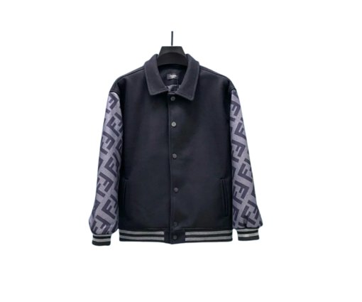 Fendi Blouson Wool Black