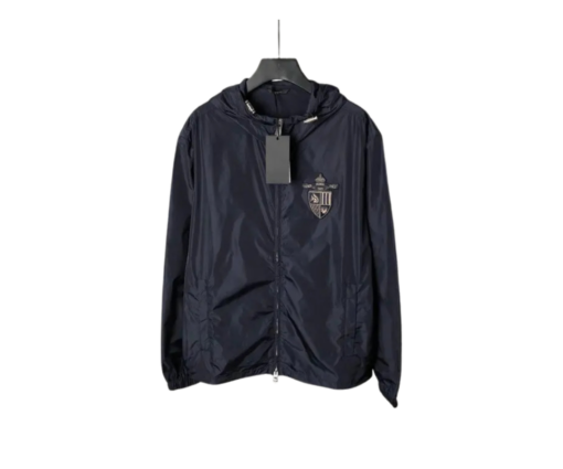 Fendi Blouson Tech Fabric Blue Jacket