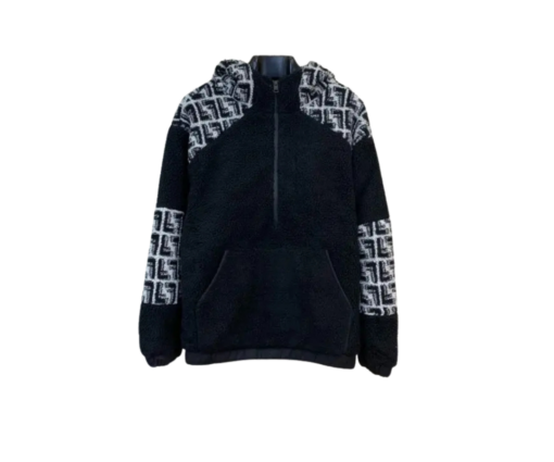 Fendi Jacket Black White