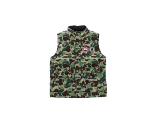 BAPE x Canada Goose Freestyle Vest Green