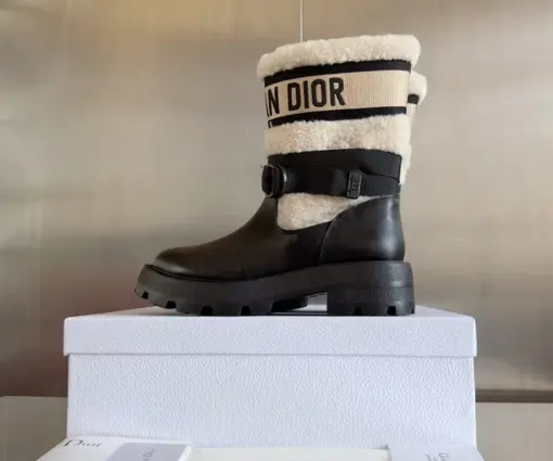 Dior D-Major Ankle Boots Black