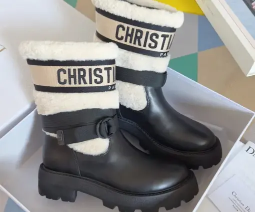 Alternative view of Dior D-Major Ankle Boots Black