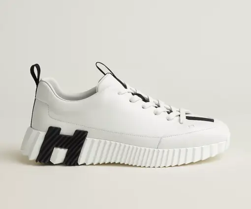Hermes Jump Sneaker White/Black