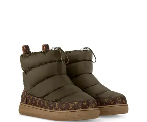 LV Cloud Ankle Boot Olive