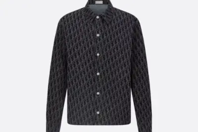 Dior Oblique Overshirt – Luxury Men’s Technical Jacquard Layering Jacket