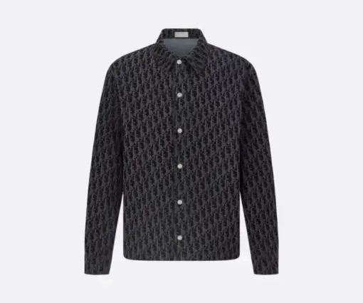 Dior Oblique Overshirt – Luxury Men’s Technical Jacquard Layering Jacket