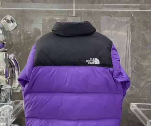 Alternative view of The North Face 1996 Men Women Winter Jacket Peak Purple/Tnf Black