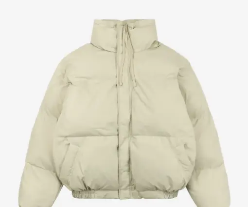 Fear of God Essentials Puffer Jacket – Premium White Winter Jacket Matte Finish
