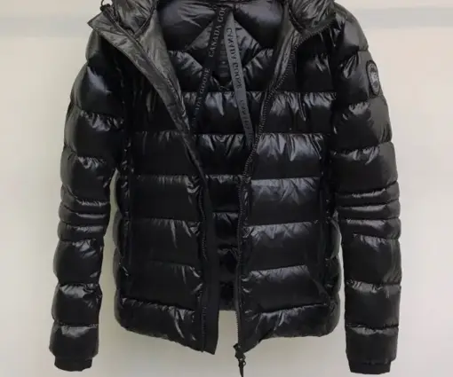 Canada Goose Down Jacket Glossy Black