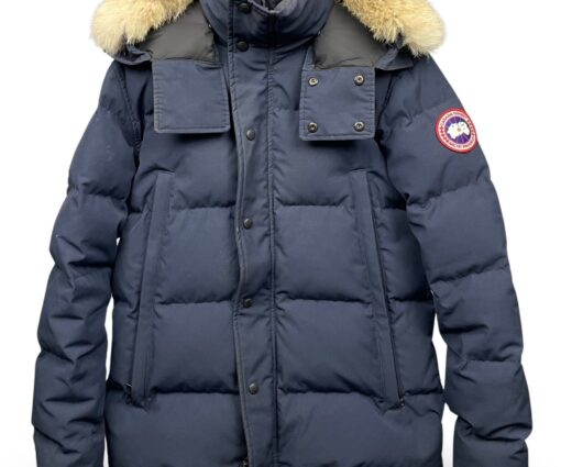 Canada Goose Wyndham Parka Jacket Navy Blue