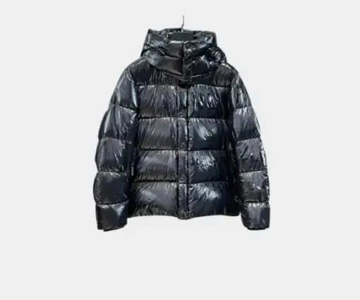 Burberry Down Jacket Glossy Black
