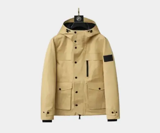 Burberry Down Jacket Beige & Black