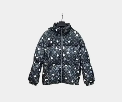 LV X YK Down Jacket Black