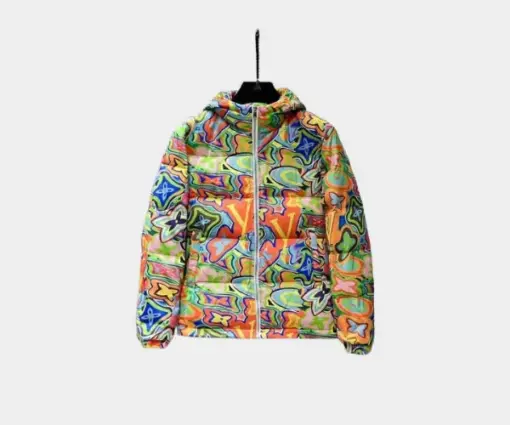 LV Puffer Jacket Multicolor