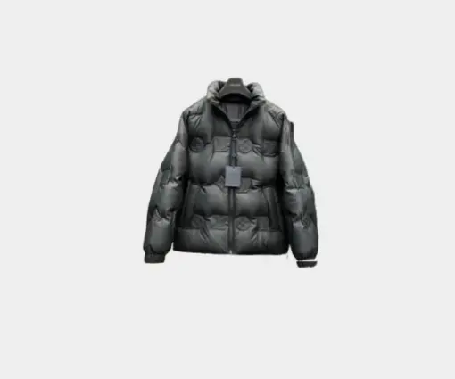 LV Monogram Down Jacket Black