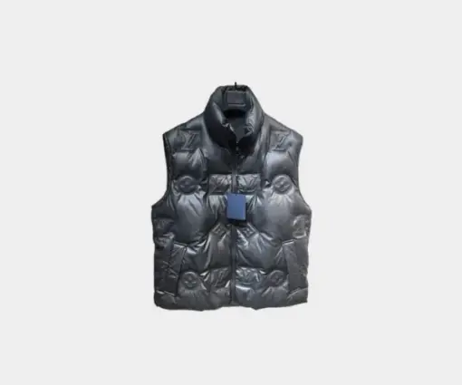 LV Monogram Boyhood Puffer Vest Black