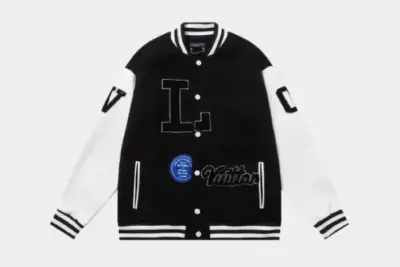 LV Varsity Jacket Black/White