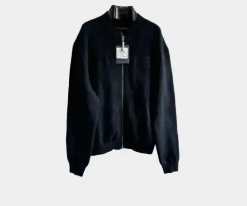 LV Zip Sweater Black