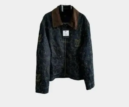 LV Jacket Black Gold