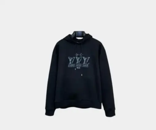 LV Hoodie With Stone Black