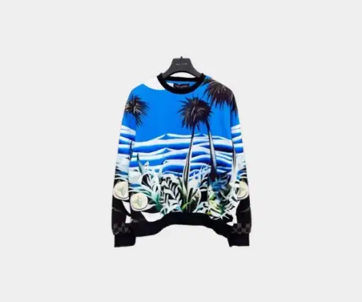LV Sweater Sea Print