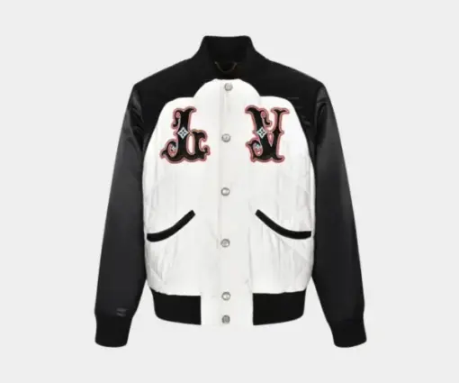 LV Jacket White And Black
