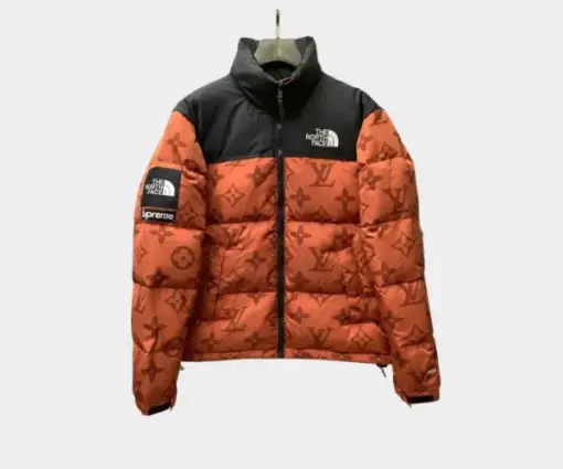 LV Down Jacket Rust And Black