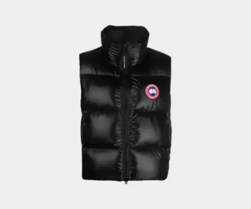 Canada Goose Cypress Logo Patch Puffer Vest Black