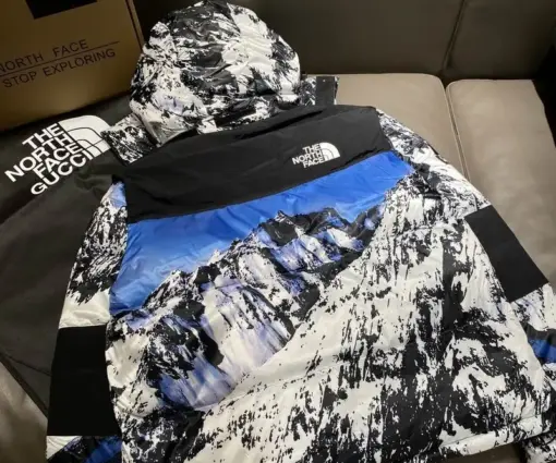Alternative view of Supreme x The North Face Mountain Baltoro Jacket Blue/ White