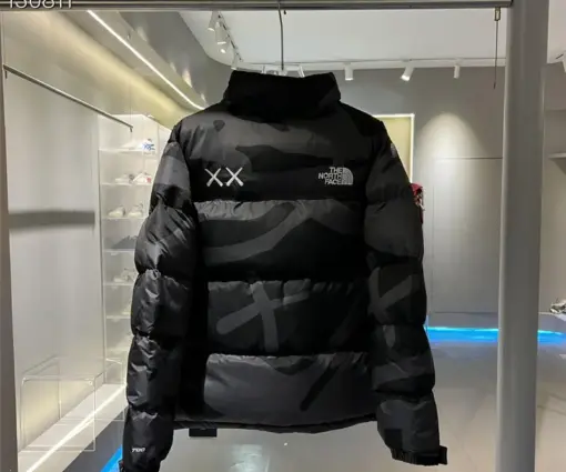 Alternative view of KAWS x The North Face Retro 1996 Nuptse Jacket Black