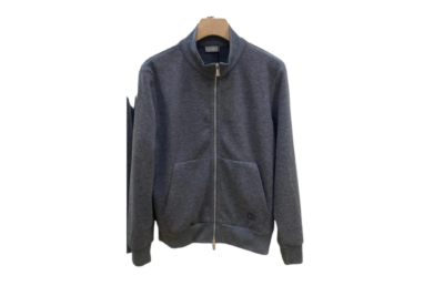 Dior Zipped Hoodie Grey