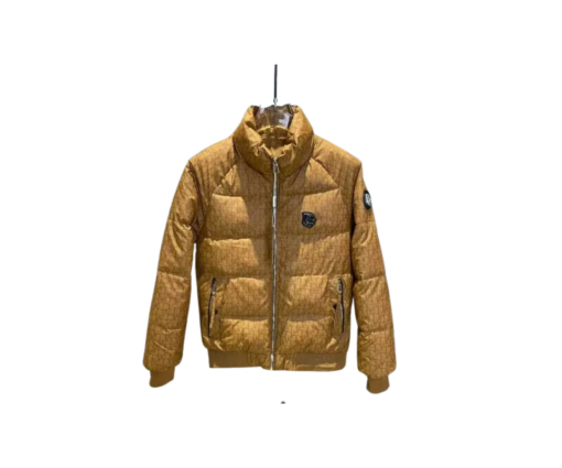 Dior Oblique Puffer Jacket Deep Brown