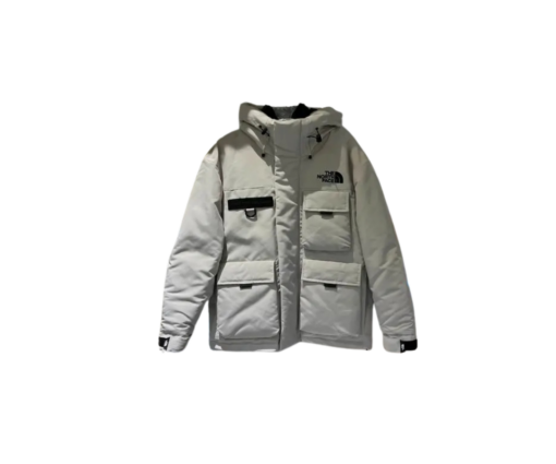 The North Face Down Puffer Jacket Light Grey
