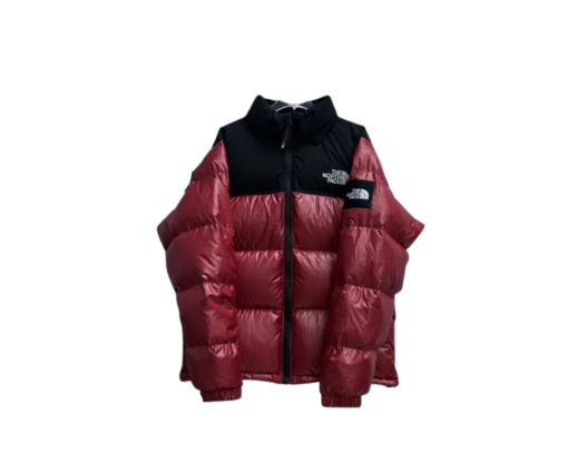 The North Face Nuptse Jacket Maroon/Black