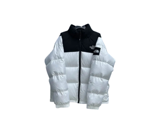 The North Face Nuptse Jacket White & Black