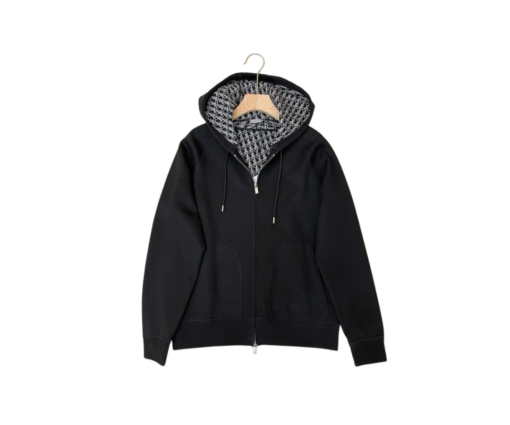 Dior Zip Hoodie Black