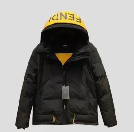 Fendi Puffer Jacket Black