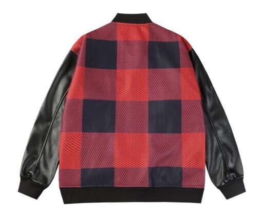 Alternative view of LV Damier Varsity Blouson Jacket Black & Red
