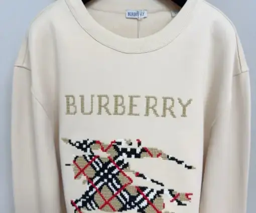 Alternative view of Burberry Map Sweater White