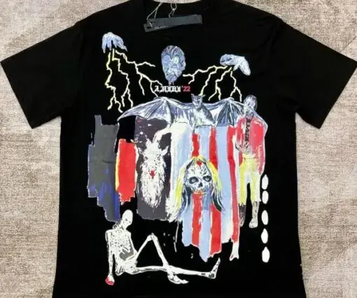 Amiri graphic-Print Short-Sleeve T-Shirt Black