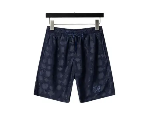 Amiri Short Copacabana Jacquard Navy Blue