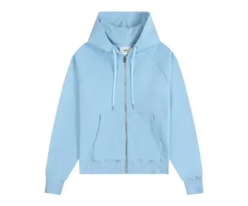 Ami Paris Hoodie Sky Blue