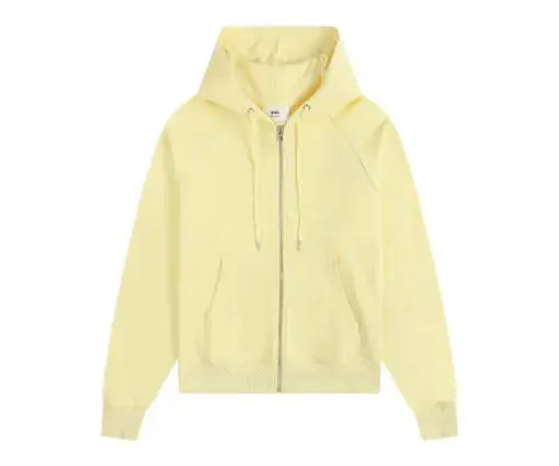 Ami Paris Hoodie Yellow