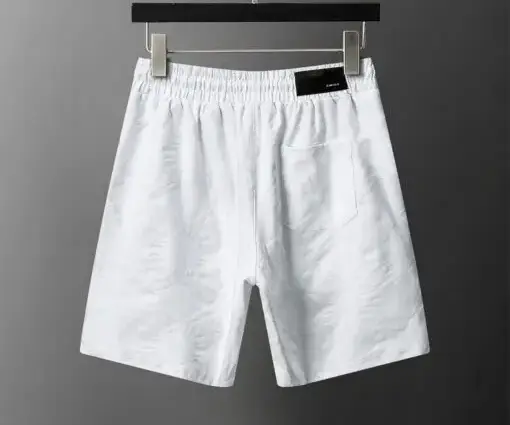 Alternative view of Amiri All over Flocked Casual Shorts White