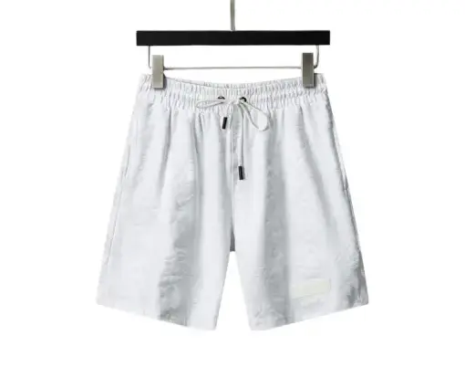 Amiri All over Flocked Casual Shorts White