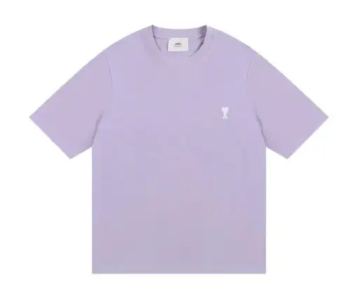 AMI Paris Cropped T-Shirt Pink