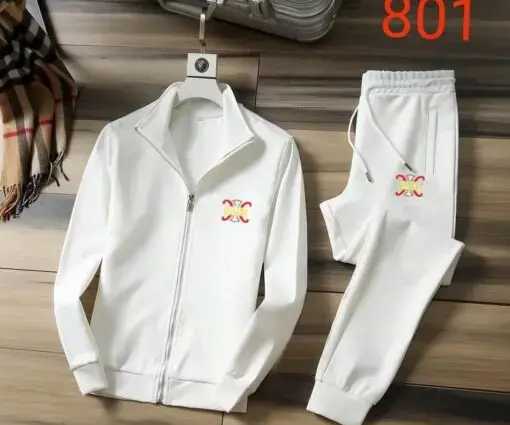 Celine Tracksuit Back Logo Full White