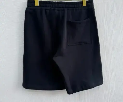 Alternative view of Burberry Equestrian Knight-print Shorts Black