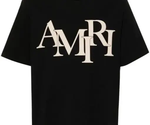 AMIRI logo print t-shirt black